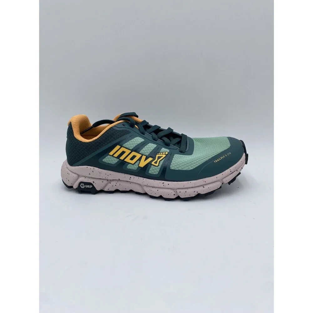 Inov TRAILFLY G270 V2 Women's NEW Trail Shoe Pine/Peach US Size 6.5